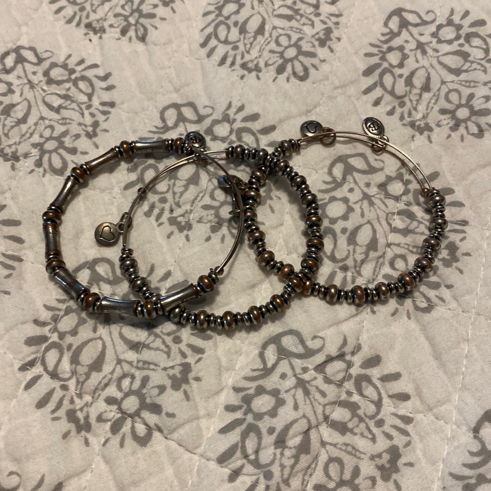 Set of 3 Beaded Bangles